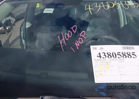 2014 Volkswagen Passat 1.8T Se from USA, damaged, VIN 1VWBS7A33EC107793